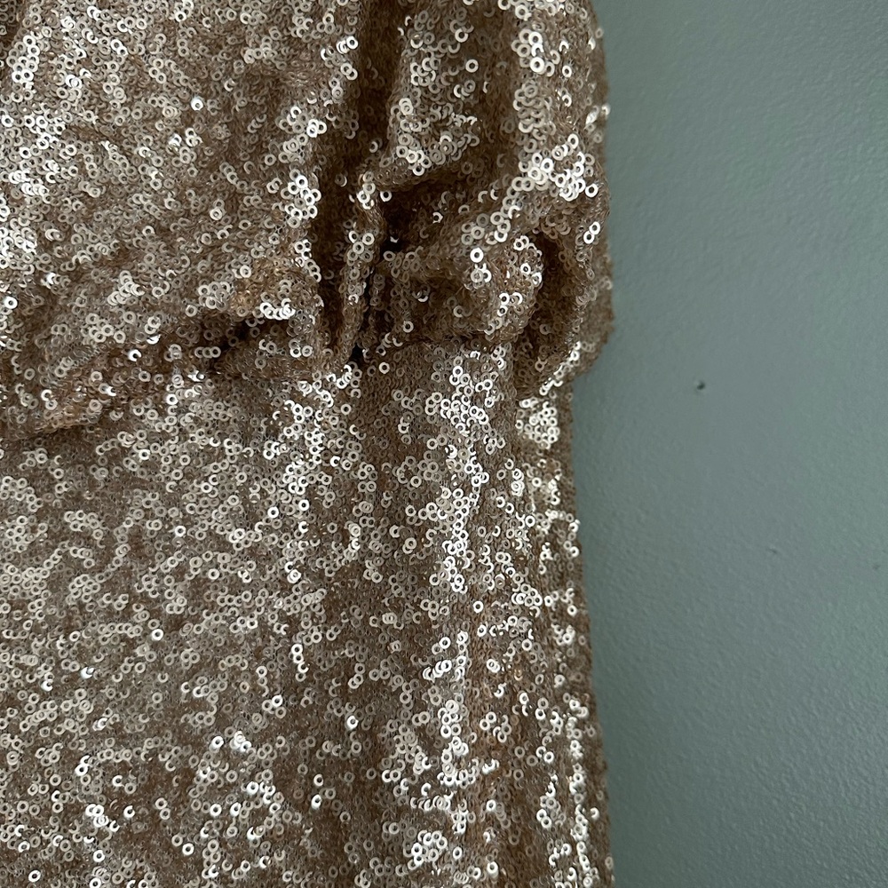 Sorella Vita Gold Sequin Dress US 18 - Picture 2 of 5